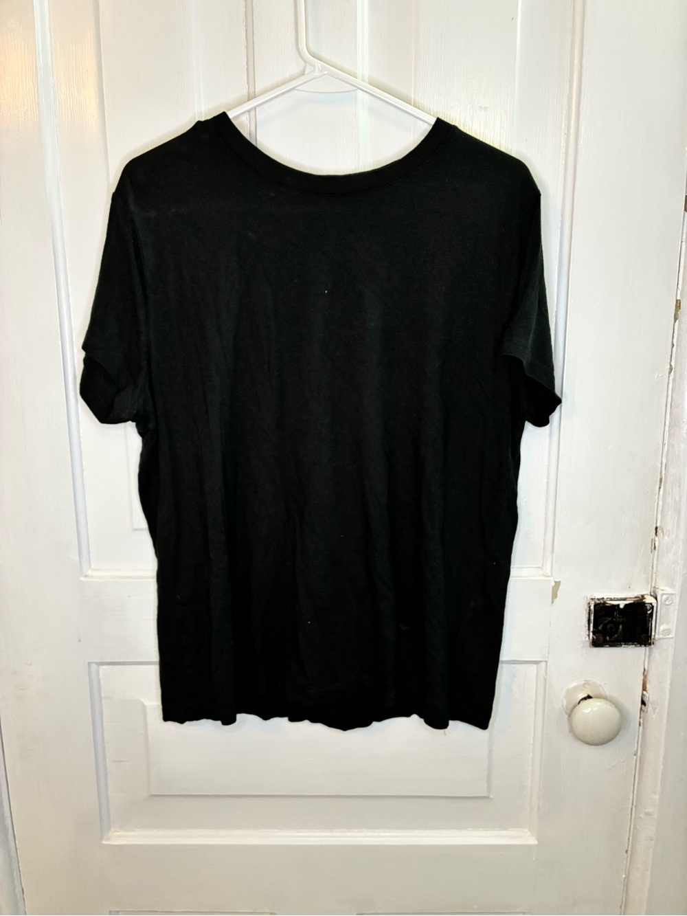 a new day Black Short Sleeve Crewneck T-Shirt - women’s